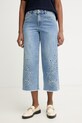 Joseph Ribkoff jeansy wide leg damskie niebieski 262915
