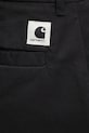 Carhartt WIP spodnie bawełniane W Brady Pant czarny I036328.8902