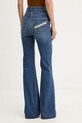 Elisabetta Franchi jeansy flare damskie PJ17D61E2 niebieski SS26