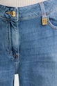 Elisabetta Franchi jeansy straight damskie niebieski PJ21I61E2