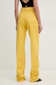 Odzież Elisabetta Franchi jeansy straight damskie PJ25D61E2 żółty