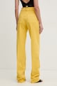 Odzież Elisabetta Franchi jeansy straight damskie PJ25D61E2 żółty