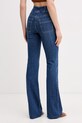 Odzież Elisabetta Franchi jeansy flare damskie PJ26D61E2 niebieski