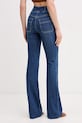 Odzież Elisabetta Franchi jeansy flare damskie PJ26D61E2 niebieski