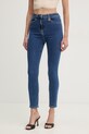 Elisabetta Franchi jeansy skinny damskie niebieski PJ30I61E2