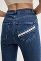 Elisabetta Franchi jeansy skinny damskie niebieski PJ30I61E2