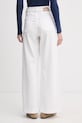 Odzież Mos Mosh jeansy wide leg damskie Dara 178600 biały