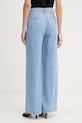 Odzież Liu Jo jeansy wide leg damskie UA6170.DS079 niebieski
