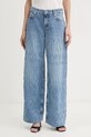 Liu Jo jeansy wide leg damskie niebieski UA6195.D0316