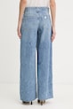 Odzież Liu Jo jeansy wide leg damskie UA6195.D0316 niebieski