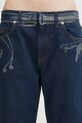 Jean Paul GAULTIER jeans Trompe L'oeil Print albastru 26.01.W.TR060.D027