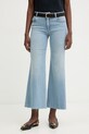 Marella jeansy wide leg damskie WLCROP niebieski 2613181094200