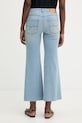 Odzież Marella jeansy wide leg damskie WLCROP 2613181094200 niebieski
