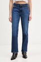 Guess Jeans jeansy straight damskie granatowy W5YA98.D6328