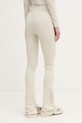Odzież Alpha Industries legginsy damskie bawełniane z elastanem World Flared Pant W 266020 beżowy
