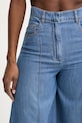 Simona Corsellini blugi wide leg pentru femei albastru P26CPPAT0101