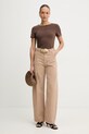 Τζιν παντελόνι Twinset 261TP2161 μπεζ SS26