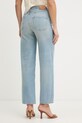 Odzież Twinset jeansy relaxed fit damskie 261TT2510 niebieski