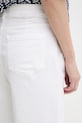 Luisa Spagnoli jeansy wide leg damskie Almanacco 542991 biały