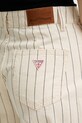 Guess Jeans spodnie damskie bawełniane beżowy W6GA2U.D7961