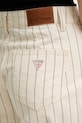 Guess Jeans dámske bavlnené nohavice béžová W6GA2U.D7961