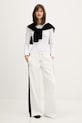 Guess Jeans Παντελόνι επίσημο Γυναικείο W6GBB6.KB212 λευκό SS26