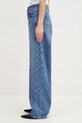 Marine Serre jeansy relaxed fit damskie WPA174ACDEN0002 niebieski SS26