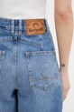 Marine Serre jeansy relaxed fit damskie niebieski WPA174ACDEN0002