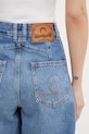 Marine Serre jeansy relaxed fit damskie niebieski WPA174ACDEN0002