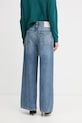 Odzież Sisley jeansy wide leg damskie 44O9LE053 niebieski