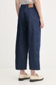 Îmbrăcăminte United Colors of Benetton blugi wide leg pentru femei 4ZDWDE02V bleumarin