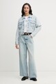 Calvin Klein Jeans Kavbojke relaxed kroja ženske LV047F663G modra SS26