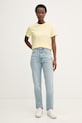 Calvin Klein Jeans jeansy mom fit damskie LV047F670G niebieski SS26