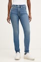 Calvin Klein Jeans jeansy skinny damskie niebieski LV047F704G