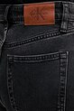 Calvin Klein Jeans jeansy straight damskie czarny LV047F708G