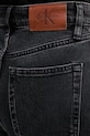 Calvin Klein Jeans jeansy straight damskie czarny LV047F708G