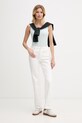 Calvin Klein Jeans rifle flare dámske LV047F746G biela SS26