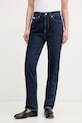 Calvin Klein Jeans rifle slim fit dámske tmavomodrá LV047F749G