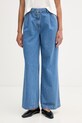 Marc O'Polo jeansy wide leg damskie niebieski 5000009561