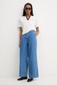 Marc O'Polo jeansy wide leg damskie 5000009561 niebieski SS26