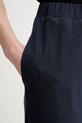 Marc O'Polo spodnie straight damskie z wiskozy granatowy 5000009629