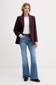 Tommy Hilfiger rifle flare dámske WW0WW48570 modrá SS26