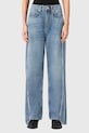 AllSaints jeansy barrel damskie FRANKIE niebieski W055EE