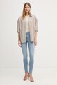 Gaudi jeansy skinny damskie 611BD26047 niebieski SS26