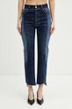 Vetements Iconic Cut-up jeansy straight damskie niebieski WE76DP343N3