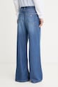 Odzież Guess jeansy wide leg damskie W6GA82.D0685 niebieski
