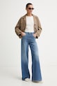 Levi's blugi wide leg pentru femei 728 HR WIDE LEG 0039B.0021 albastru SS26