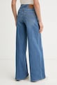 Îmbrăcăminte Levi's blugi wide leg pentru femei 728 HR WIDE LEG 0039B.0021 albastru