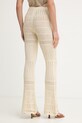 Odzież Patrizia Pepe spodnie damskie 2P1757.K332L beżowy