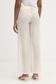Odzież Patrizia Pepe spodnie damskie z wiskozy 2P1765.A752 beżowy